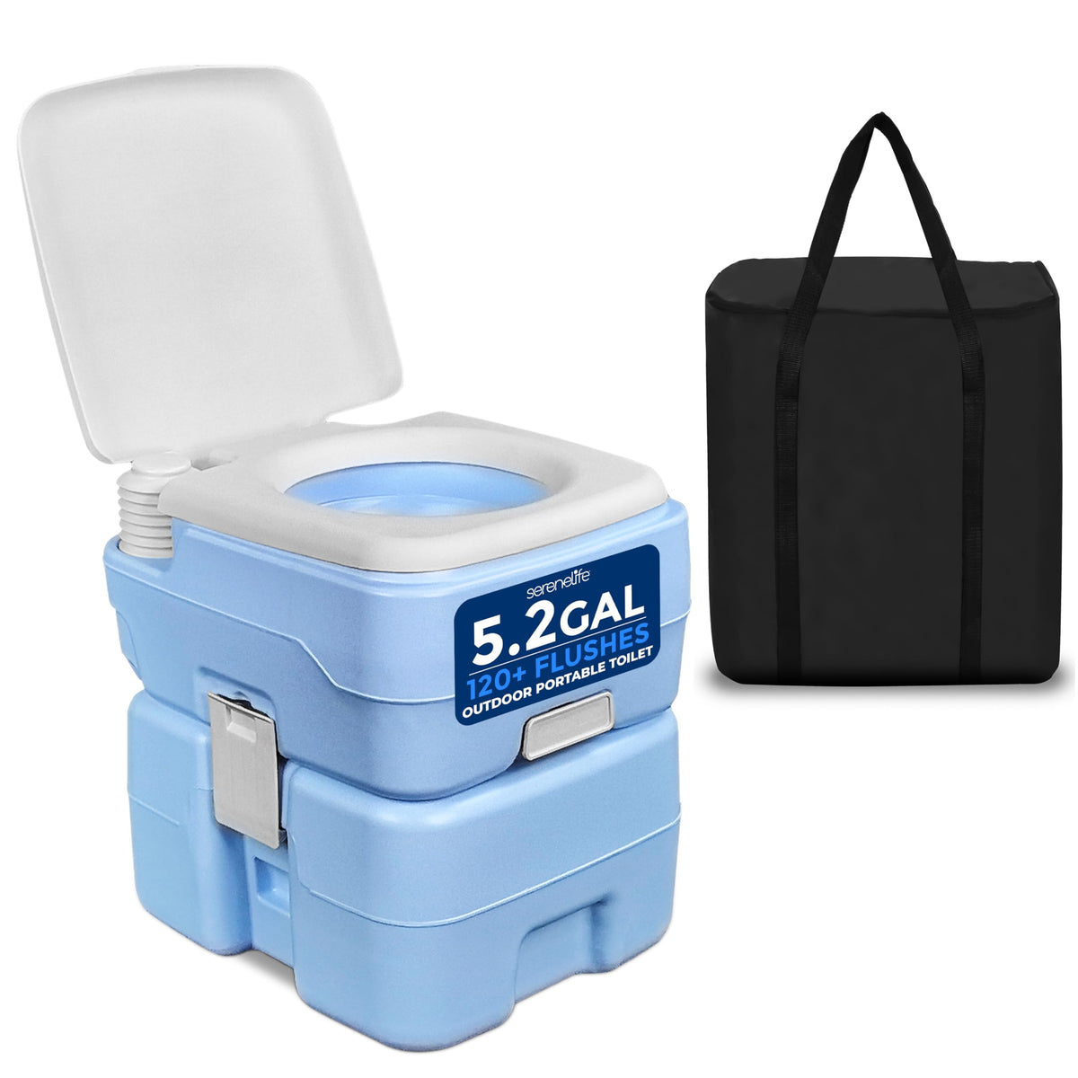 SereneLife front view showing compact design and stable seat for comfortable use