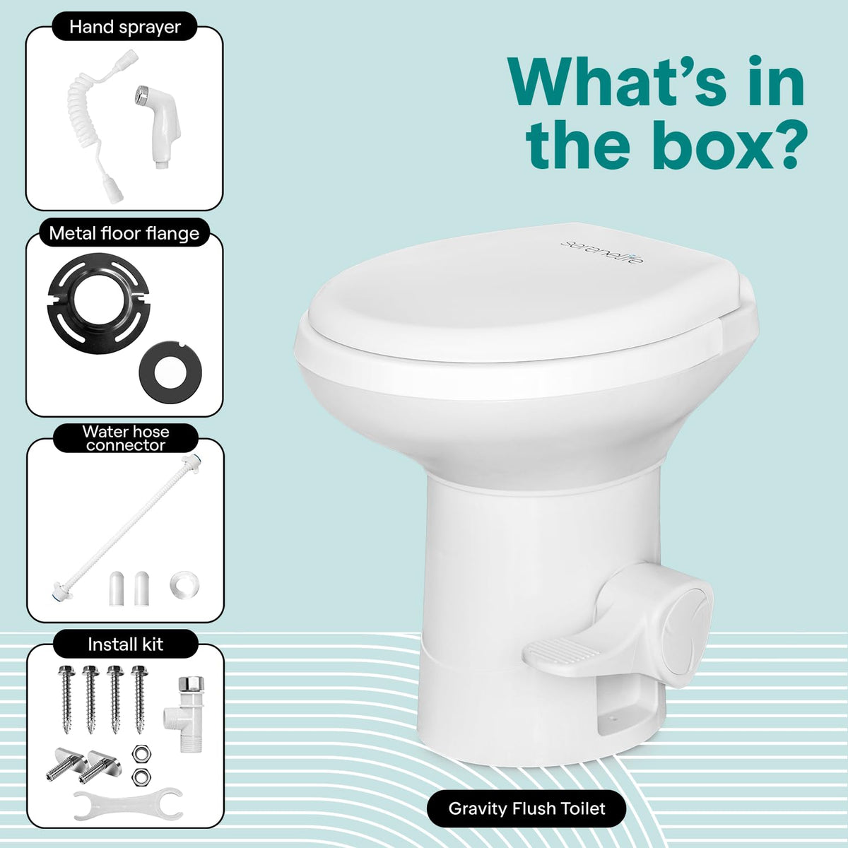SereneLife size comparison with measuring tape highlighting compact dimensions for tight spaces