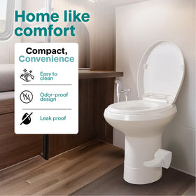 SereneLife foot pedal close-up providing hands-free flush control and water savings