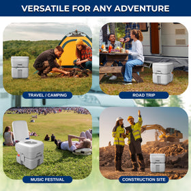SereneLife waste tank removed showing detachable design for simple cleaning