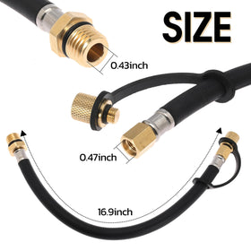 SeSicWe close-up of rubber and brass fitting demonstrating long-lasting, leak-resistant construction