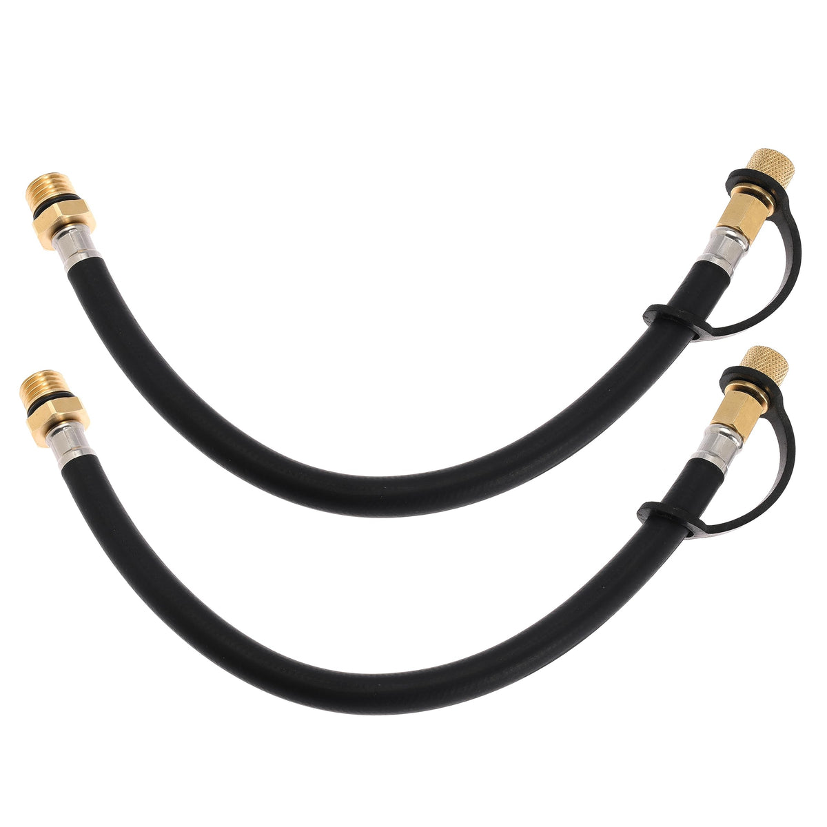 SeSicWe front view of flex drain hose pack showing contents and fitment benefits