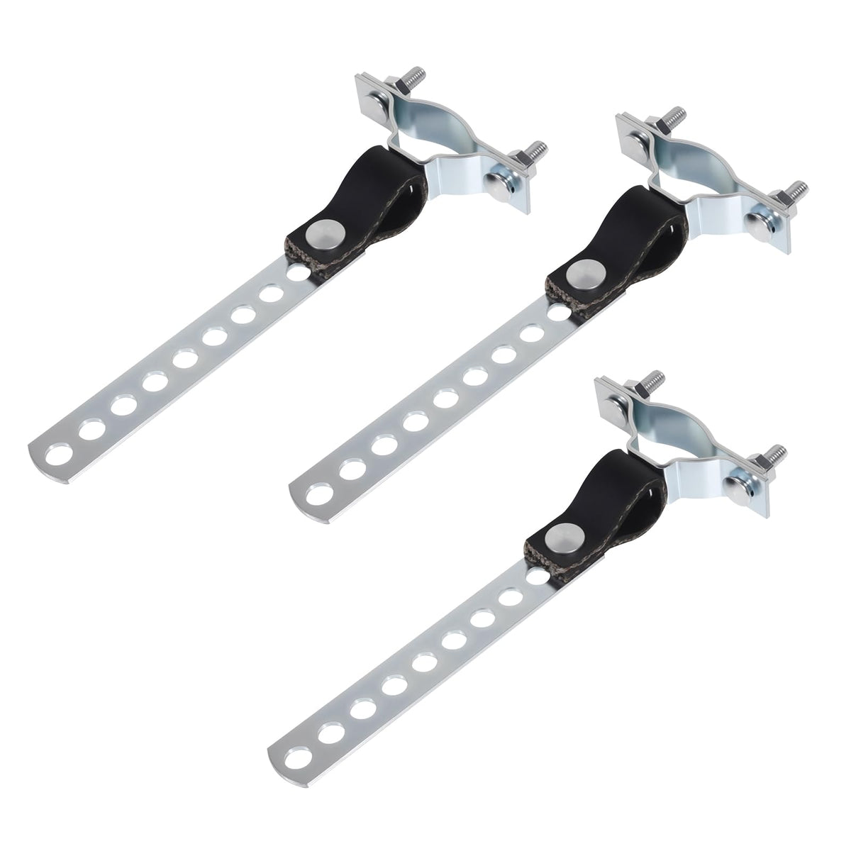 SeSicWe front view of three-pack muffler hangers showing fit and finish benefit