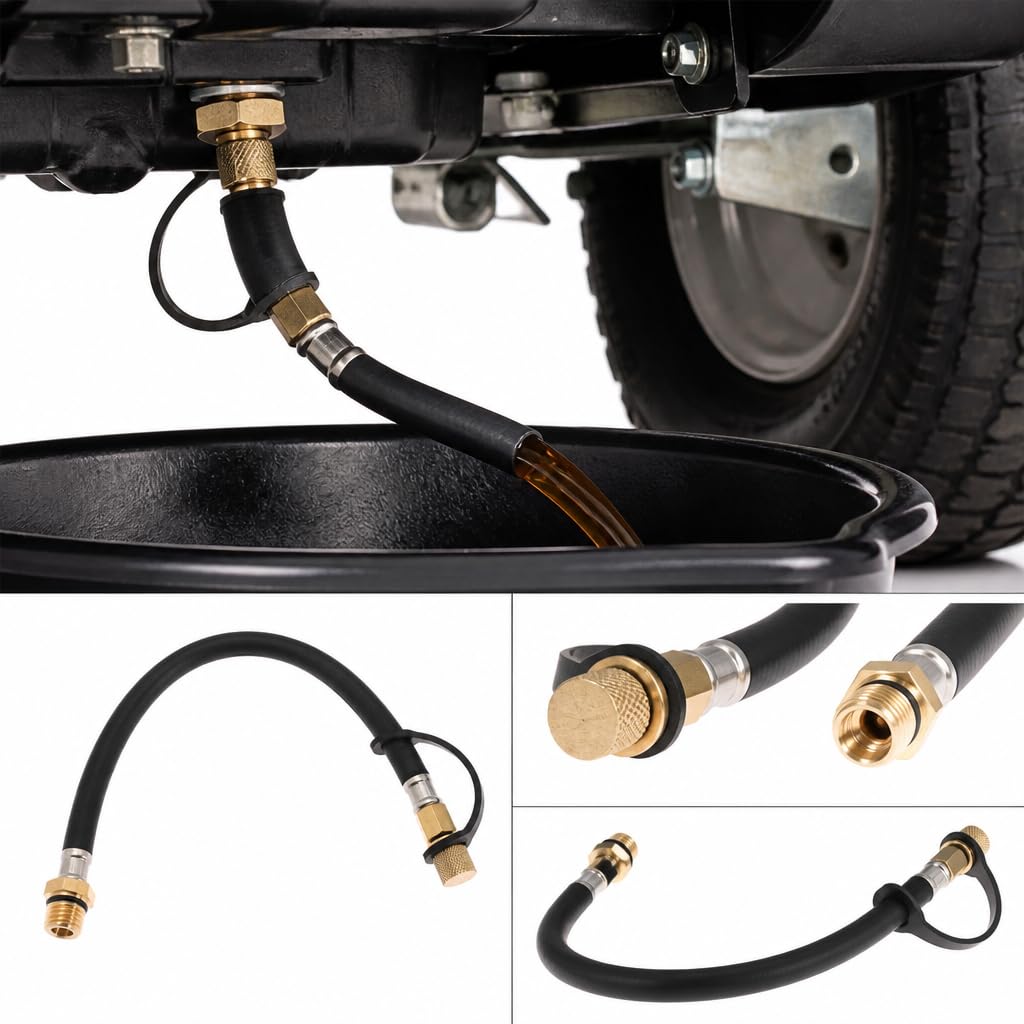 SeSicWe hose installed on a Kawasaki engine demonstrating correct fit benefit