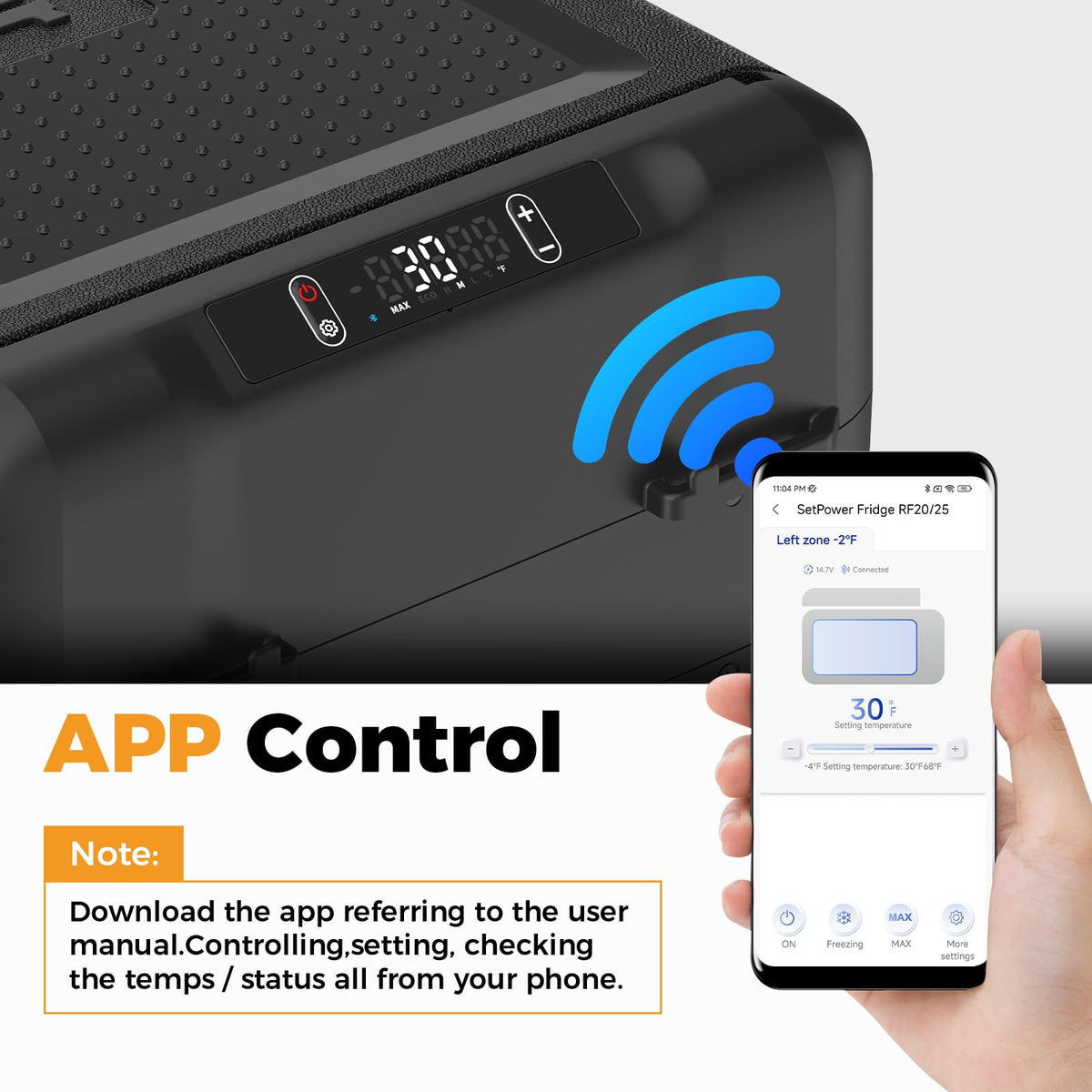 Setpower installed in SUV trunk showing secure fit and travel convenience benefit