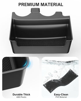 SEVEN SPARTA cup holder attachment detail showing secure mount benefit