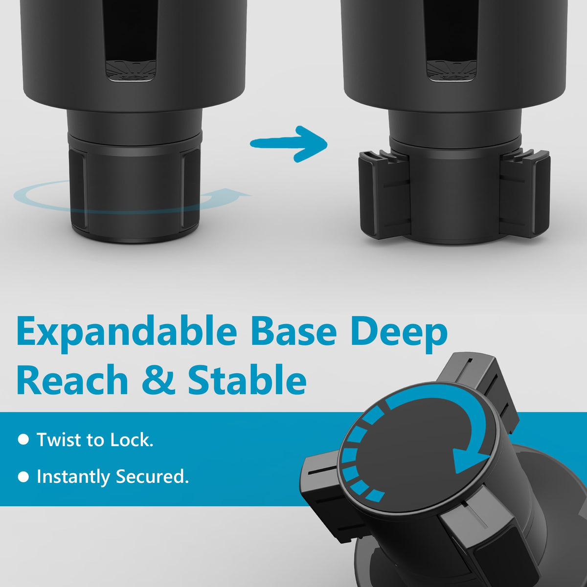 SEVEN SPARTA expandable base detail improving fit and stability