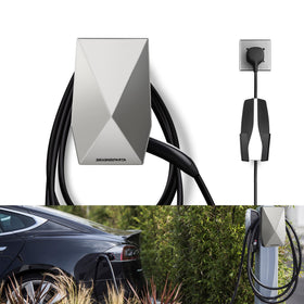 SEVEN SPARTA front view showing secure charger head storage and tidy cable management
