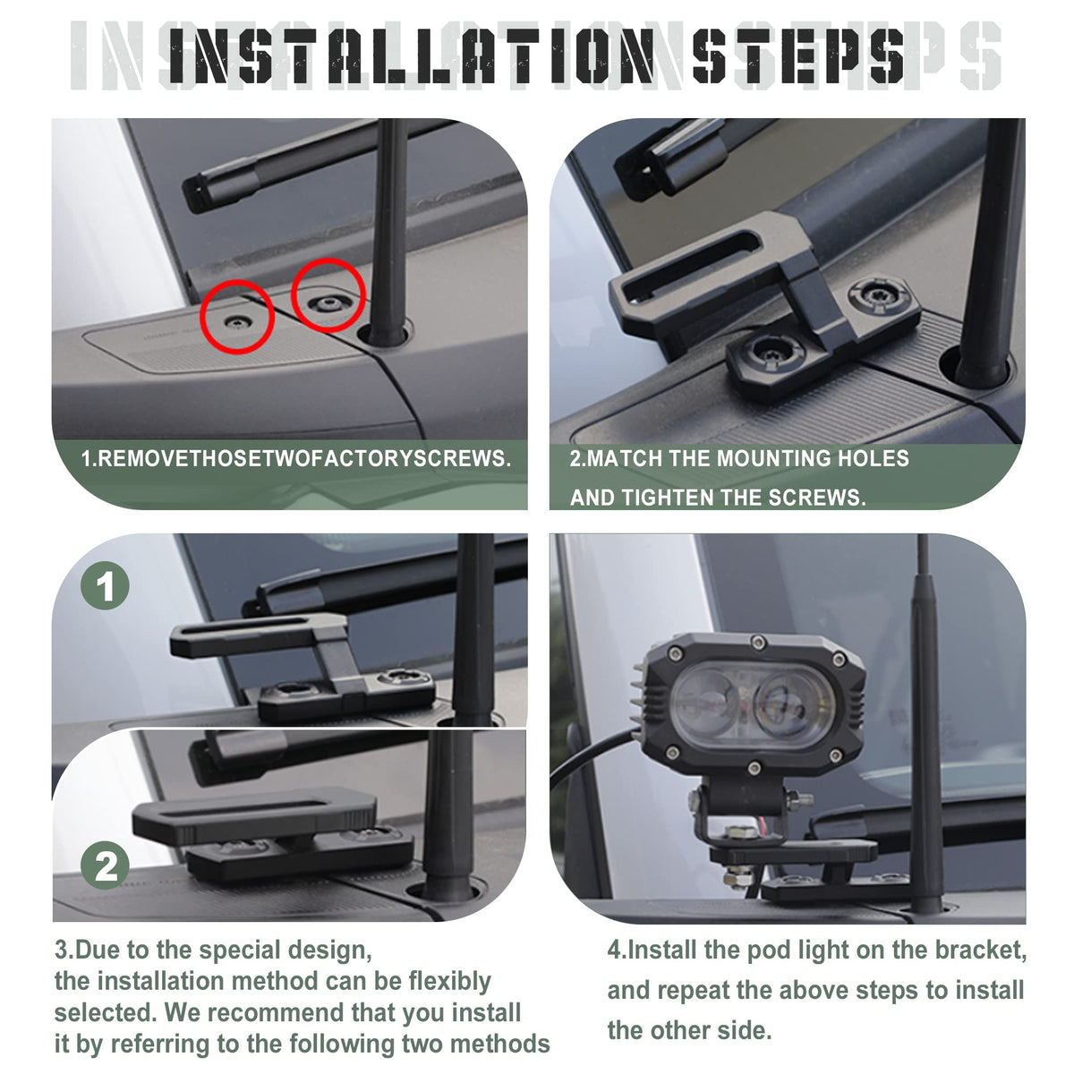 SEVEN SPARTA sliding rail detail showing adjustable position and aiming flexibility