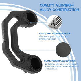 SEVEN SPARTA sliding rail detail illustrating adjustable 80mm positioning