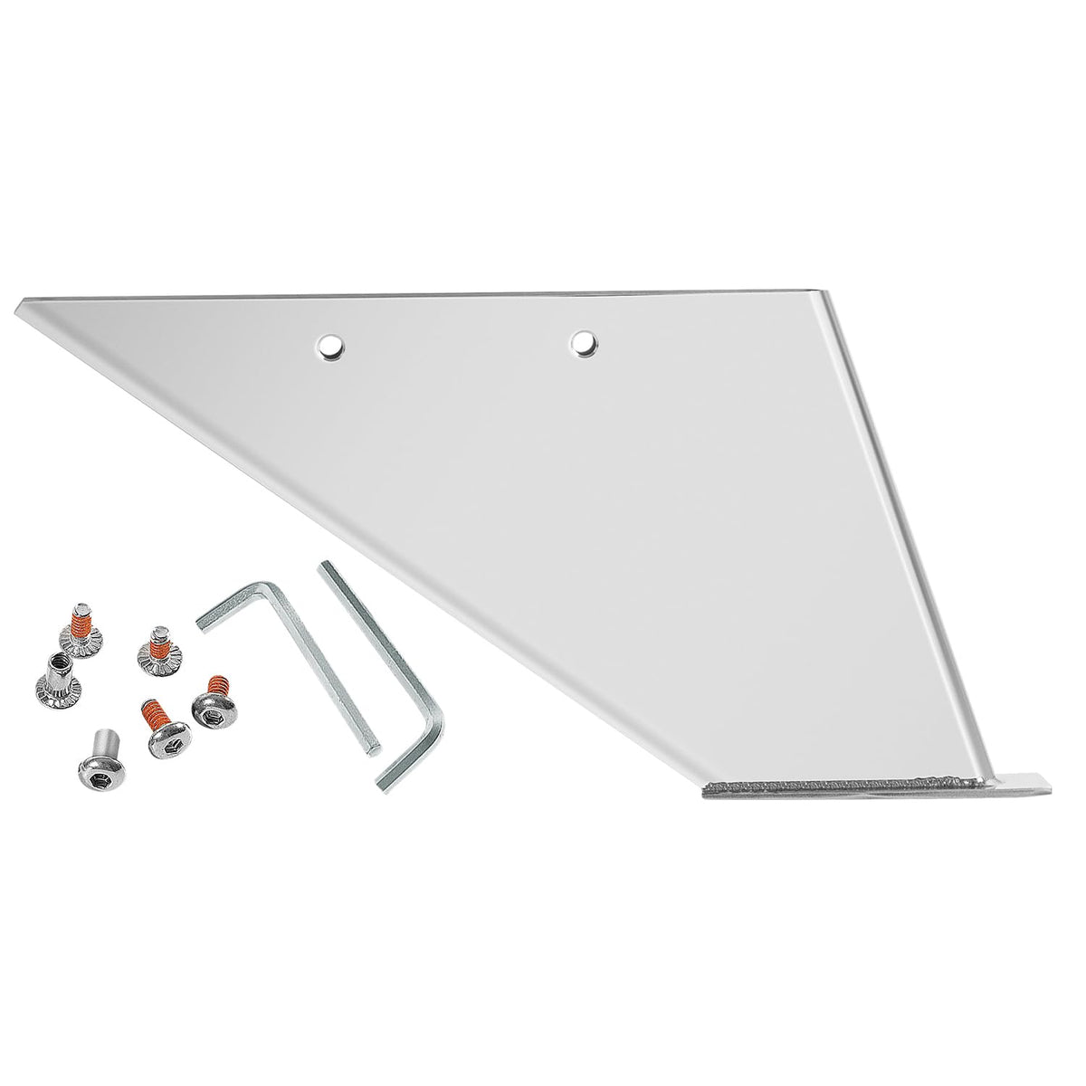 sevencow front view skeg guard showing shape and fit benefit: easy replacement