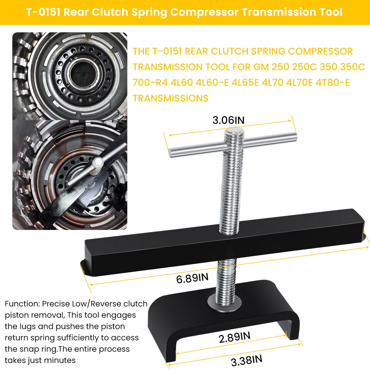 sevencow J-36418-C and ST-1503 aluminum seal installers protecting Teflon seals