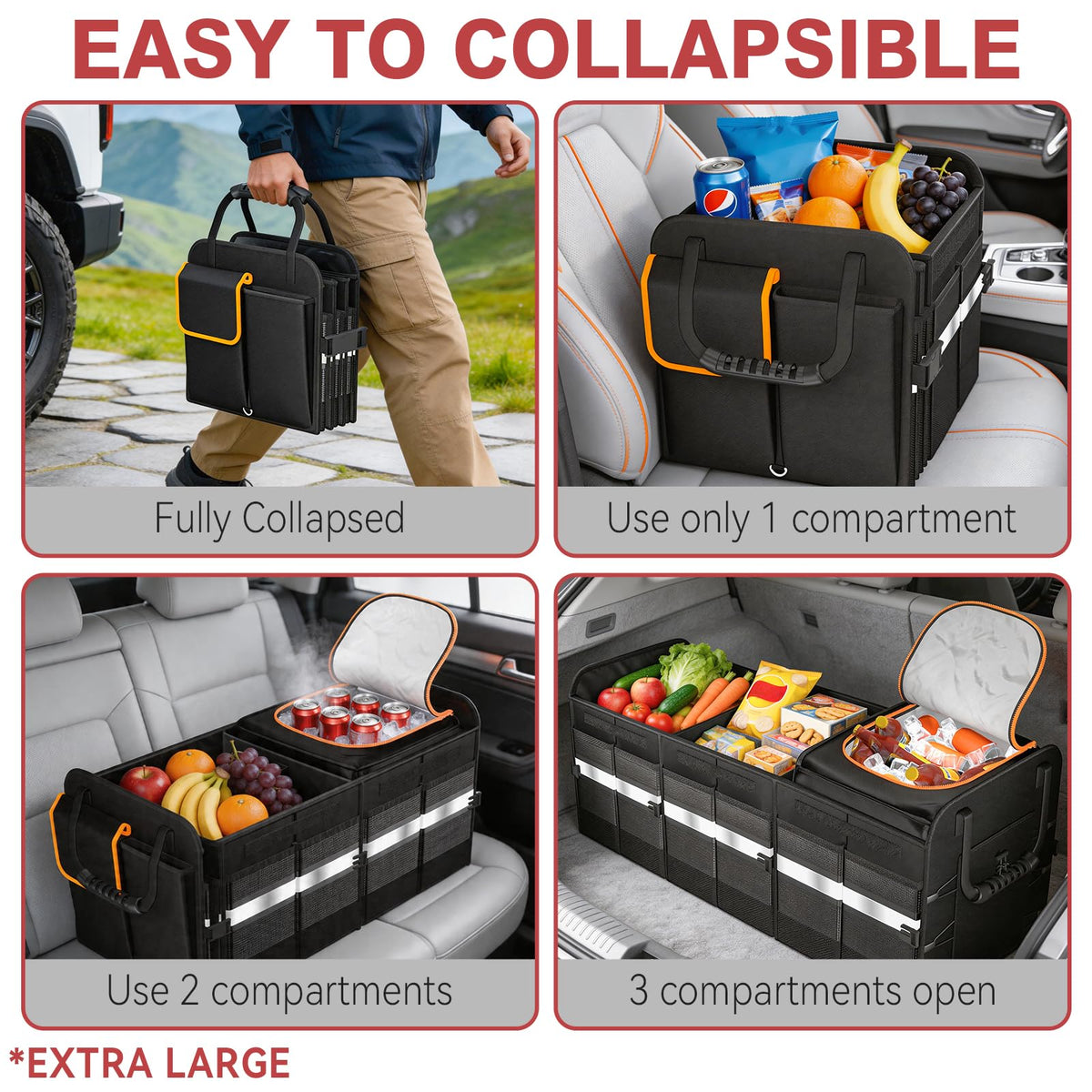 sevgili side pocket and mesh pockets organizing bottles and small items neatly