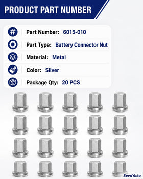 SevnYoko close-up of 3/8-16 UNC thread detail on stainless nut, ensures secure fit