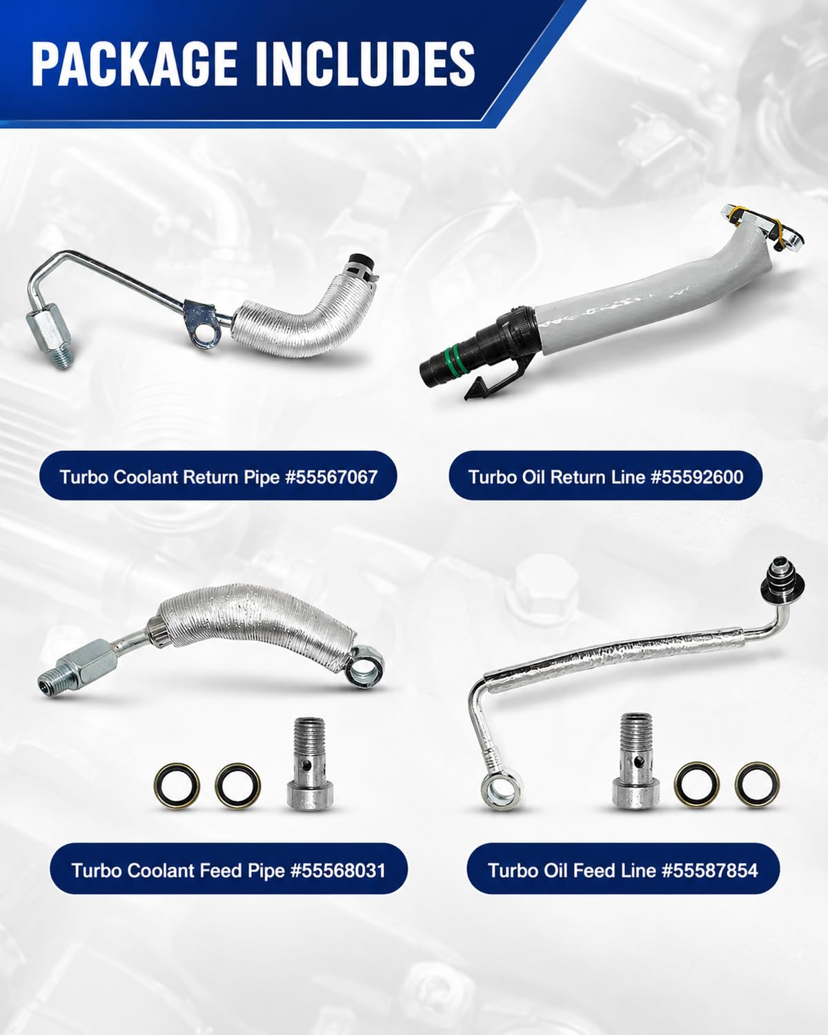 SevnYoko oil feed line detail emphasizing precision-formed metal for durability