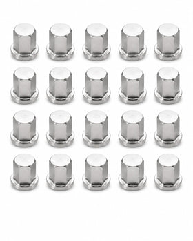 SevnYoko twenty stainless steel battery nuts stacked, ideal for fleet maintenance