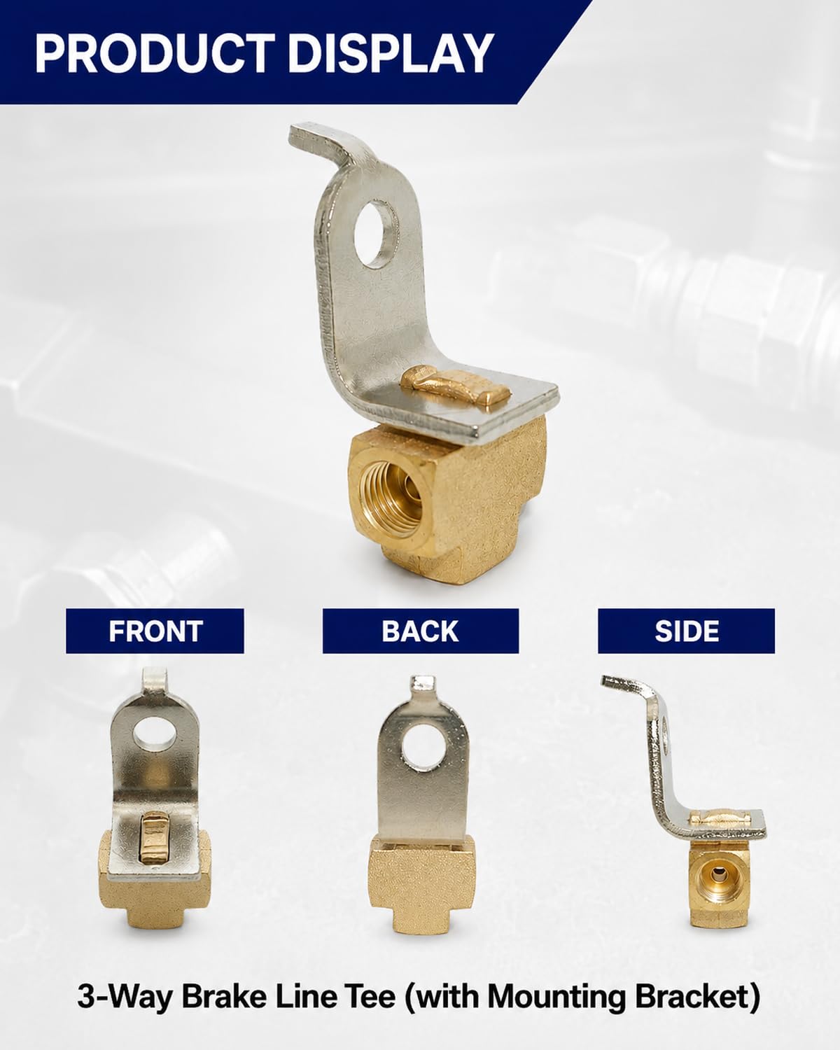 SevnYoko side profile showing reinforced bracket and compact brass body