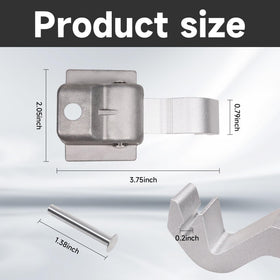 Seweder slider with pin assembled showing secure fit benefit