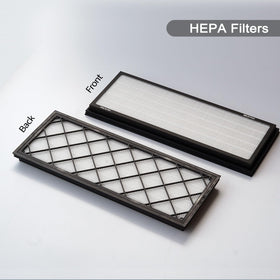 SEZFOM filter installed in Tesla Model Y front trunk demonstrating exact fit