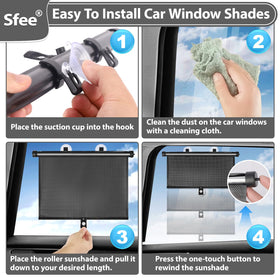 Sfee semi-blackout mode illustrating privacy and interior cooling benefit