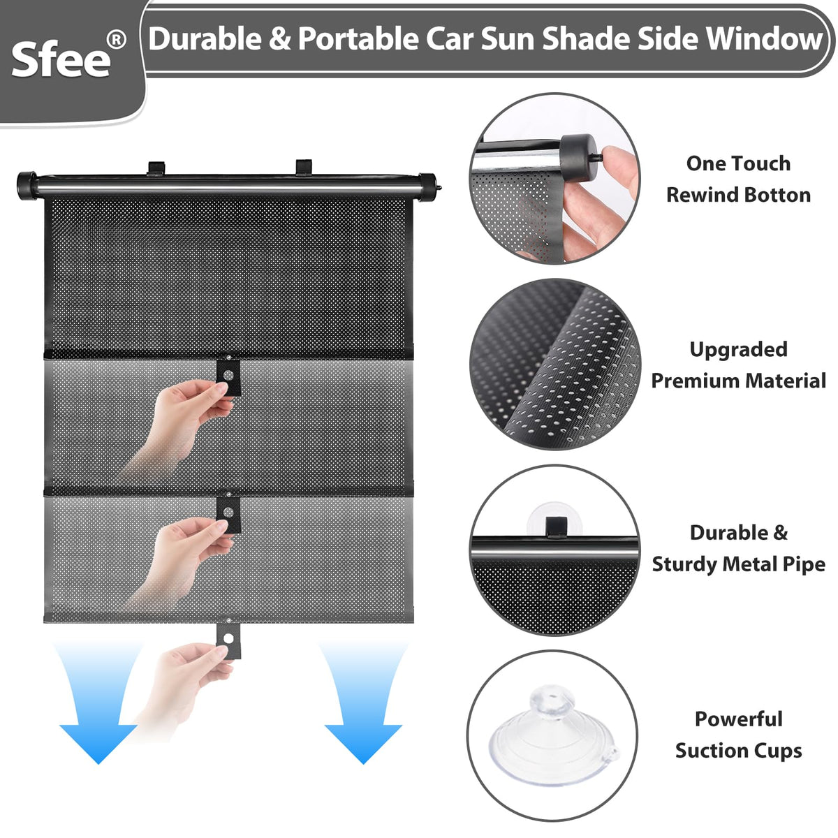 Sfee scale comparison next to ruler showing 20x22 inch fit for most windows