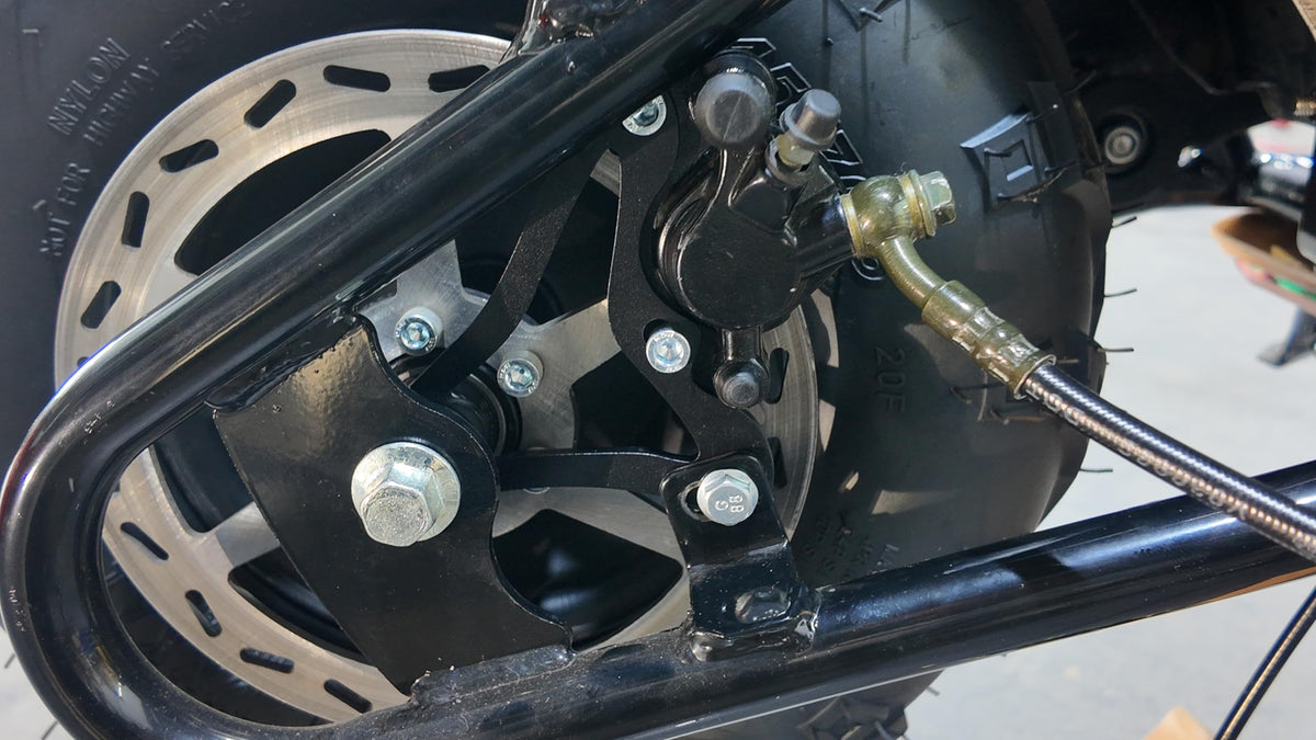 SFNTXRT close-up of hydraulic caliper showing durable construction benefit