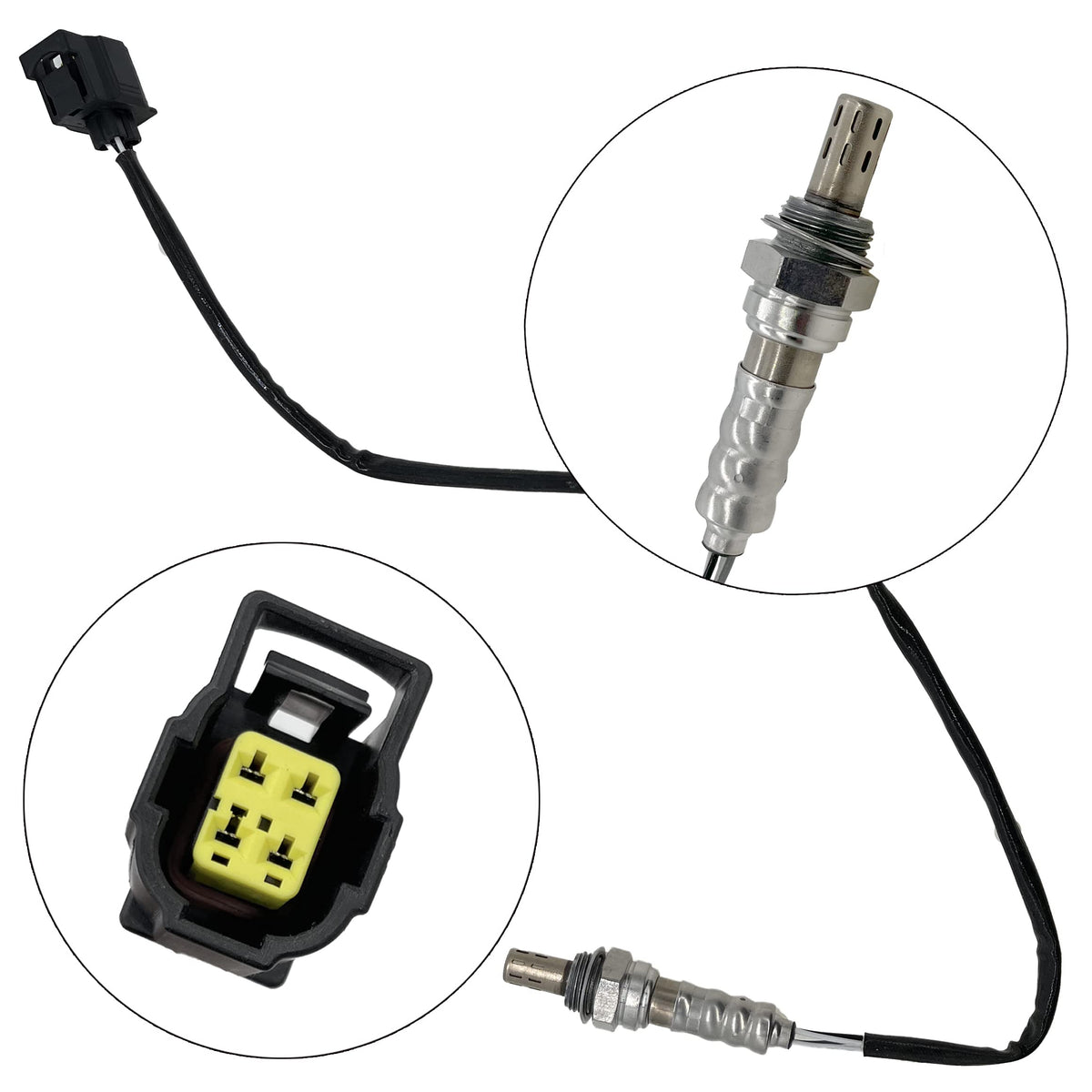 SFYAUTO detailed view of wiring connector demonstrating plug-fit compatibility benefit