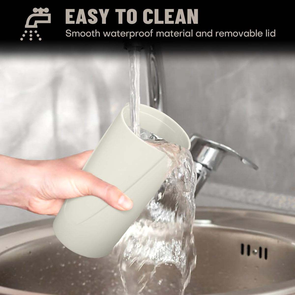 SGLRT ABS surface detail showing smooth finish for easy cleaning