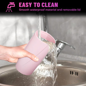 SGLRT smooth interior close-up for easy cleaning and leak resistance