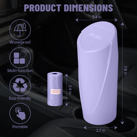 SGLRT beside water bottle illustrating size and space-saving benefit