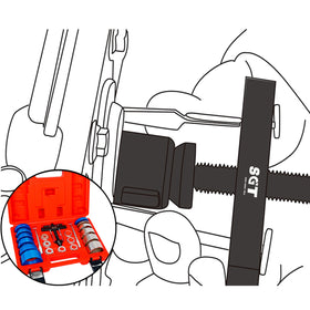 SGT SUPER GARAGE TOOLS aluminum sealing adapters grouped protecting housings