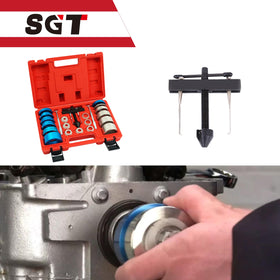 SGT SUPER GARAGE TOOLS mandrel and gasket detail ensuring correct seal centering
