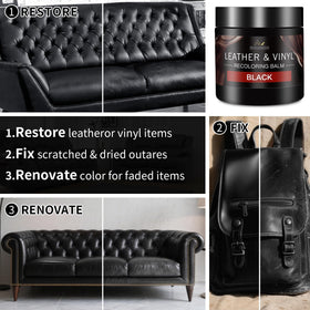 SHABEIBEI applying balm on sofa showing quick color revival and seamless blending