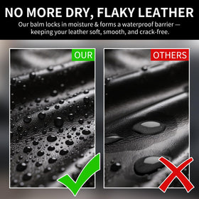 SHABEIBEI before and after car seat restoration highlighting renewed black color