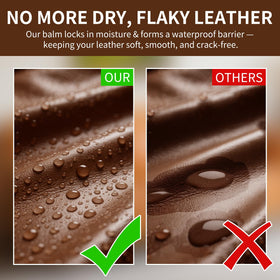 SHABEIBEI car seat before and after restoration showing restored medium brown color
