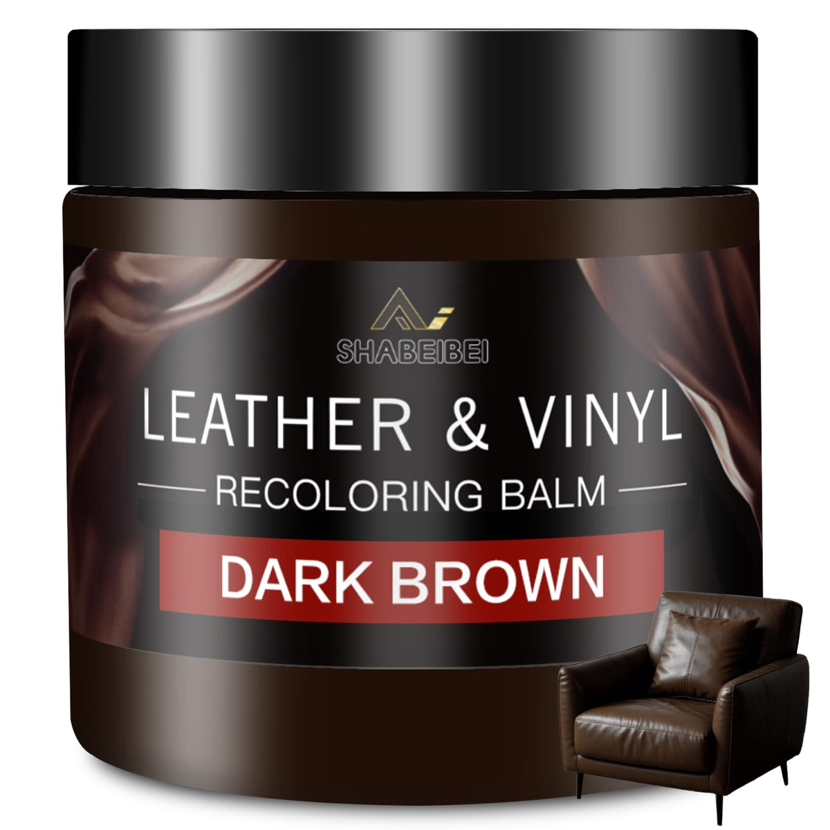 SHABEIBEI front packaging showing dark brown balm and benefits