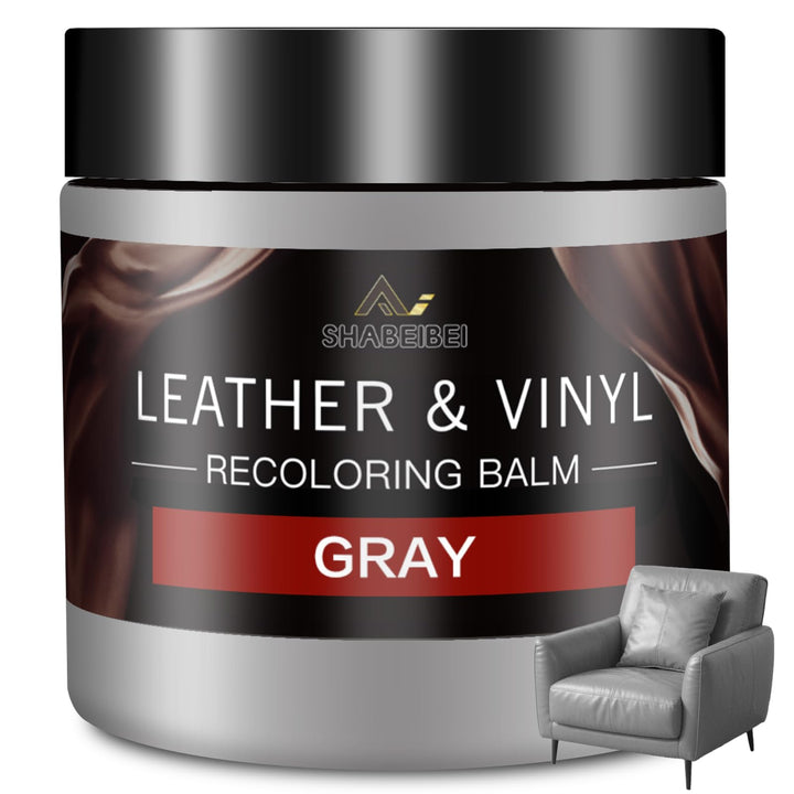 SHABEIBEI front packaging showing gray recoloring balm and kit, professional finish benefit