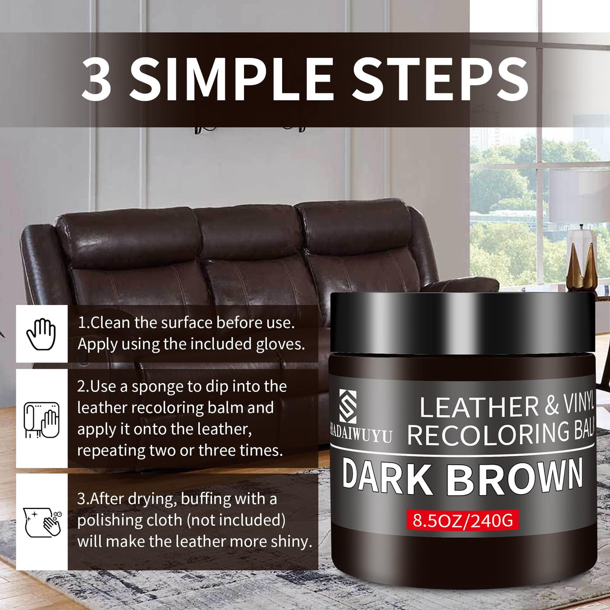 SHADAIWUYU used on car seat repairing scratches and fading