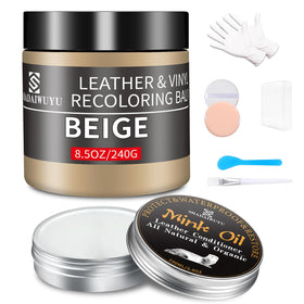 SHADAIWUYU front packaging showing balm and mink oil for easy restoration