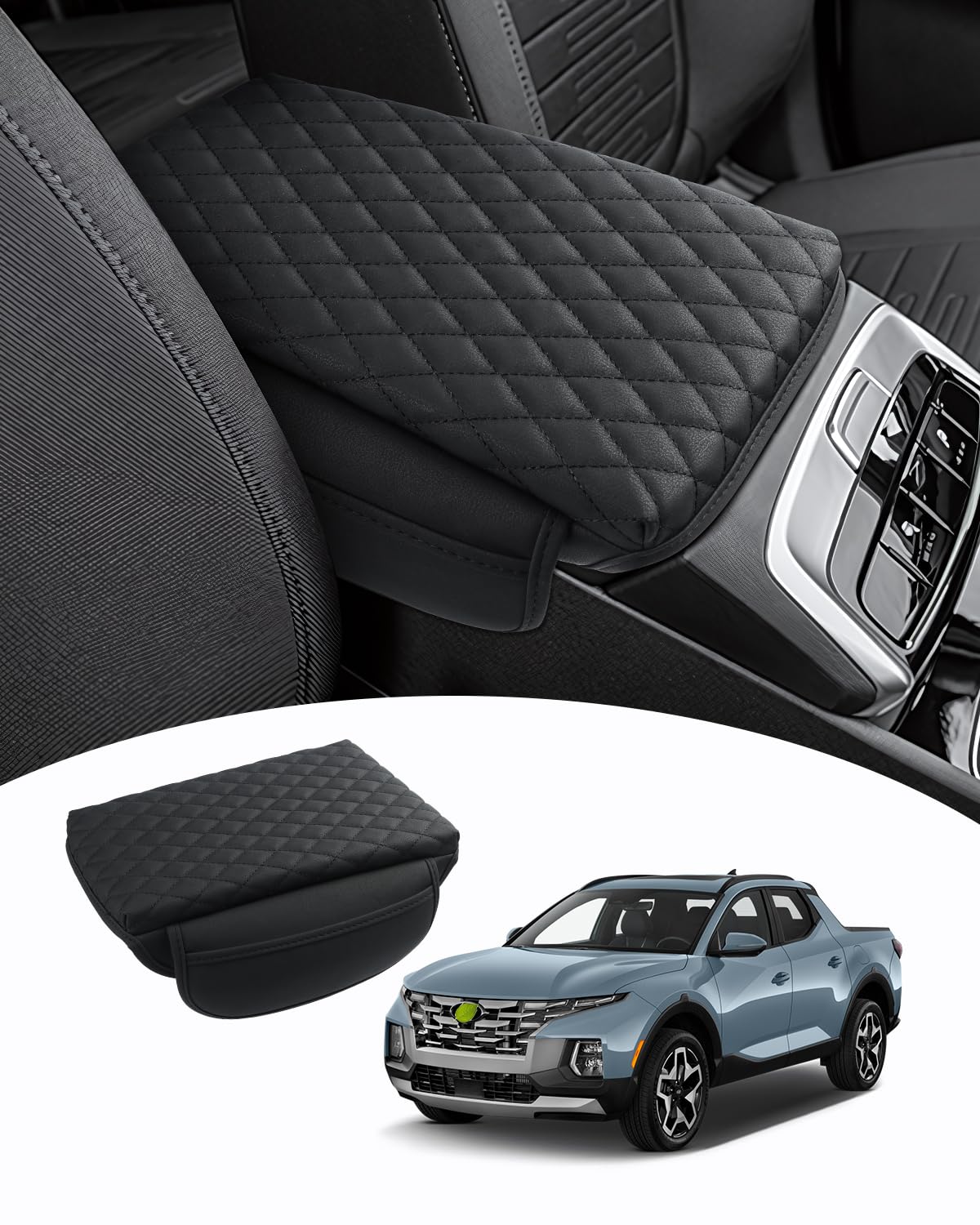Shademax front view cover showing fit and refined PU leather benefit protection