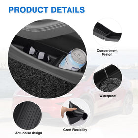 Shademax compartment detail separating keys coins and sunglasses