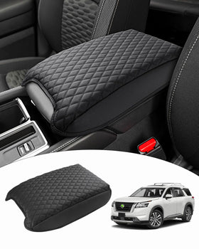 Shademax front view center console cover showing neat OEM-like fit and protection