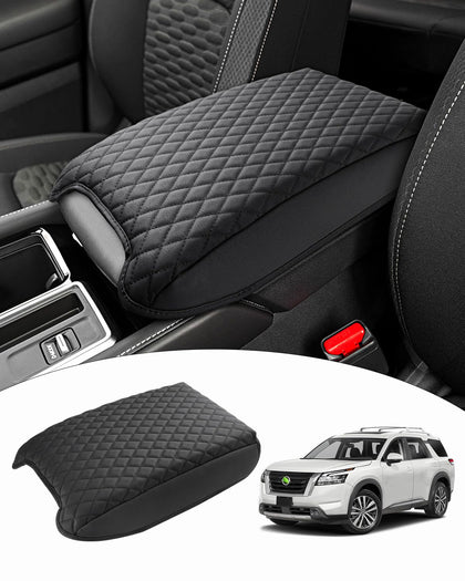 Shademax front view center console cover showing neat OEM-like fit and protection