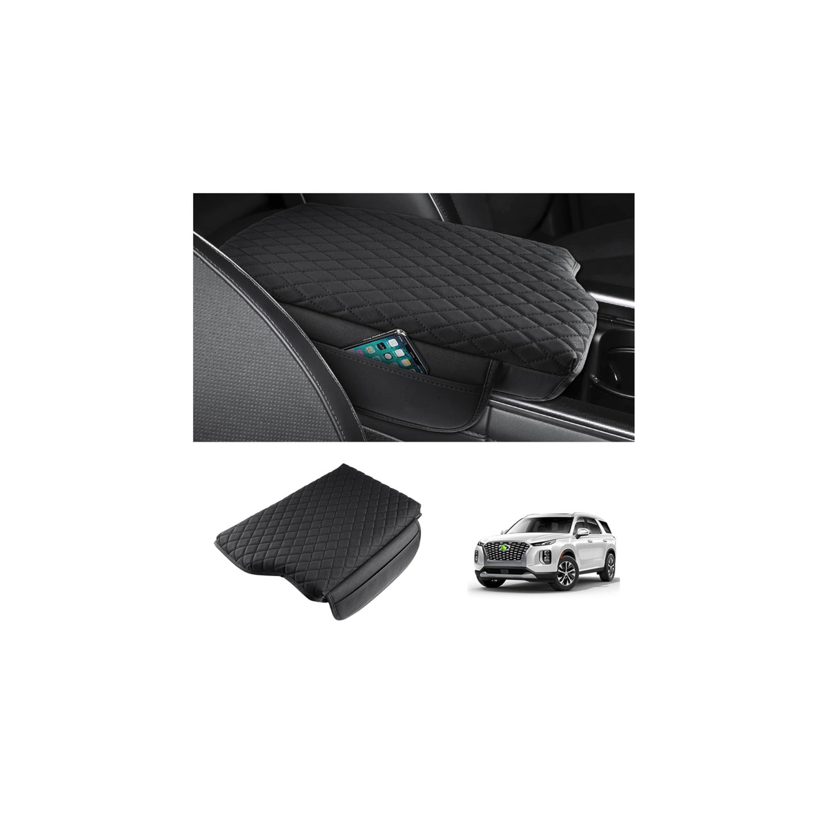 Shademax front view on Palisade console showing protection and sleek look