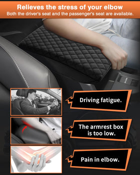 Shademax hand resting on padded armrest demonstrating added comfort
