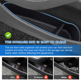 Shademax installed in front door pocket improving organization