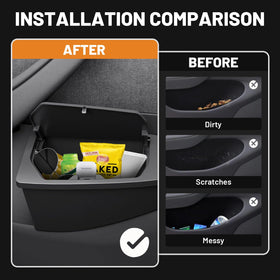 Shademax installed in Model Y Juniper left front door for tidy cabin benefit