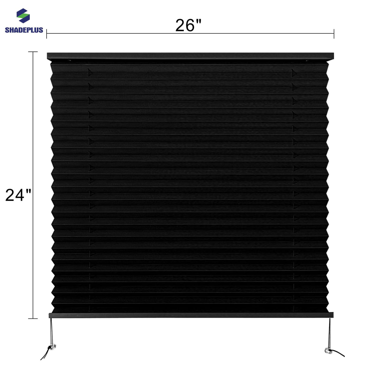 SHADEPLUS close-up of pleated fabric texture highlighting durability and light diffusion benefit