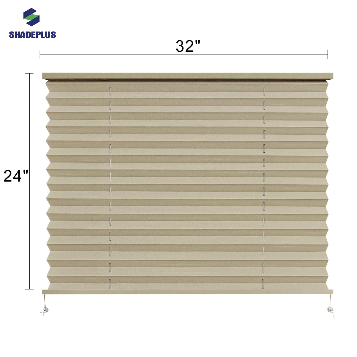 SHADEPLUS close-up of pleated fabric texture offering durability and light diffusion