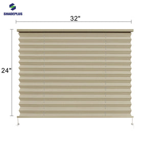 SHADEPLUS close-up of pleated fabric texture offering durability and light diffusion